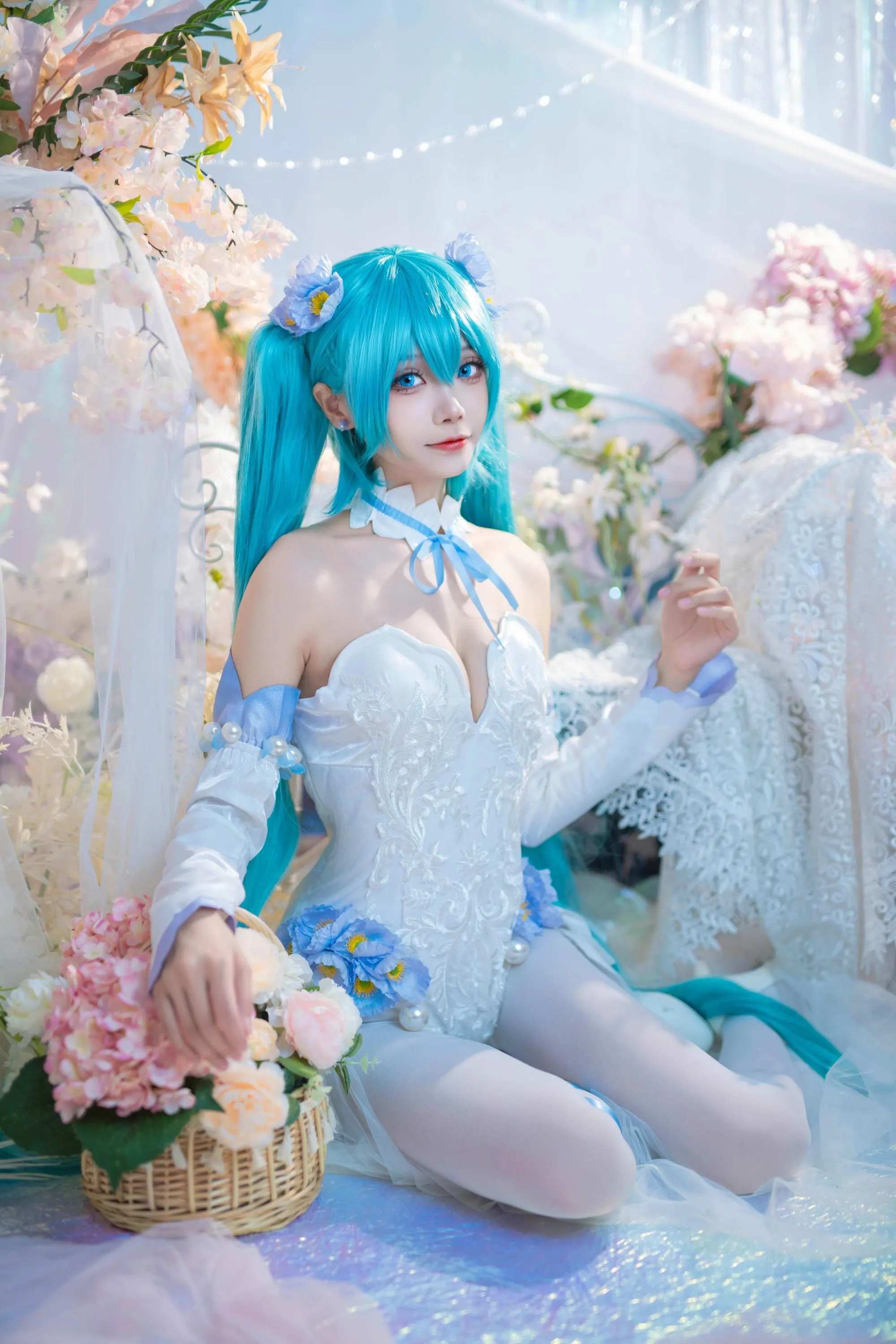 艾西Aiwest – NO.011 初音 粉蝶花 [42P]插图2